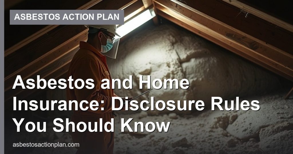 Asbestos and Home Insurance: Disclosure Rules You Should Know
