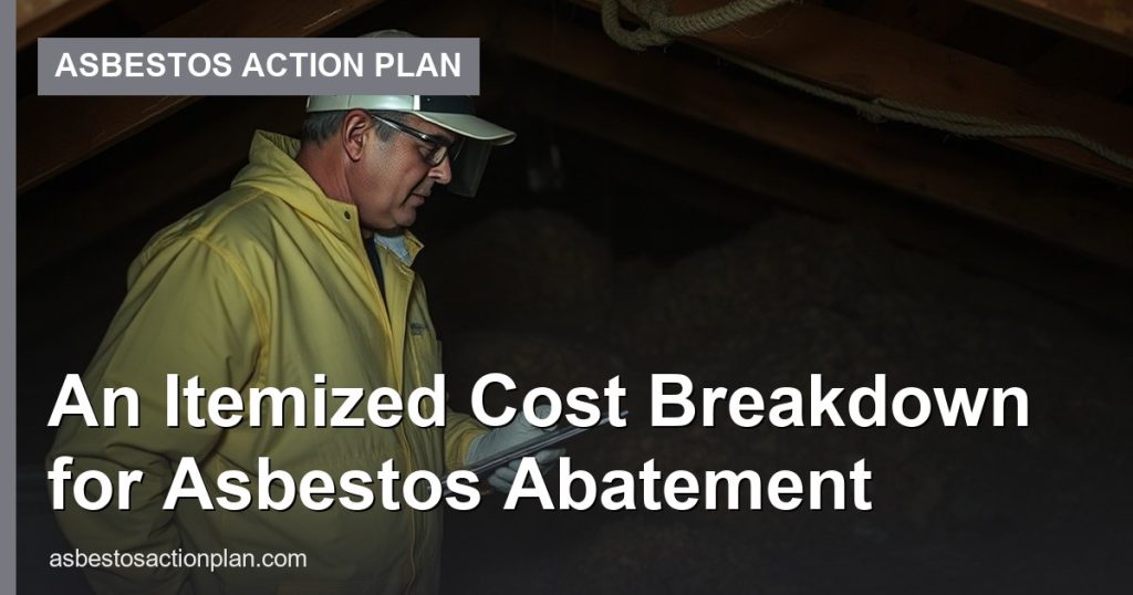 An Itemized Cost Breakdown for Asbestos Abatement