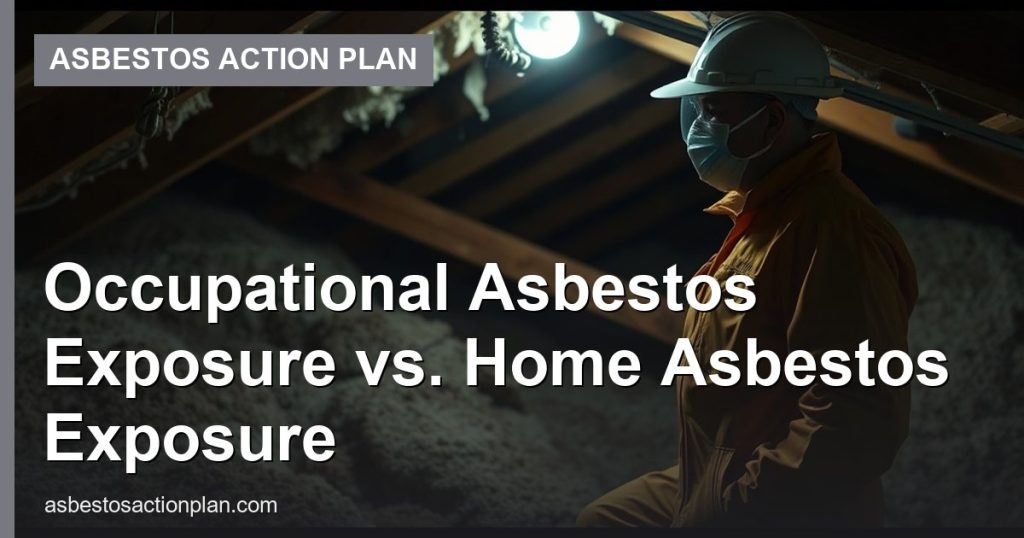 Occupational Asbestos Exposure vs. Home Asbestos Exposure