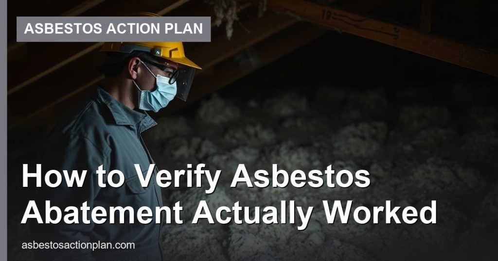 How to Verify Asbestos Abatement Actually Worked